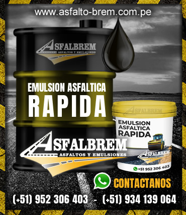 venta de emulsion asfaltica rapida